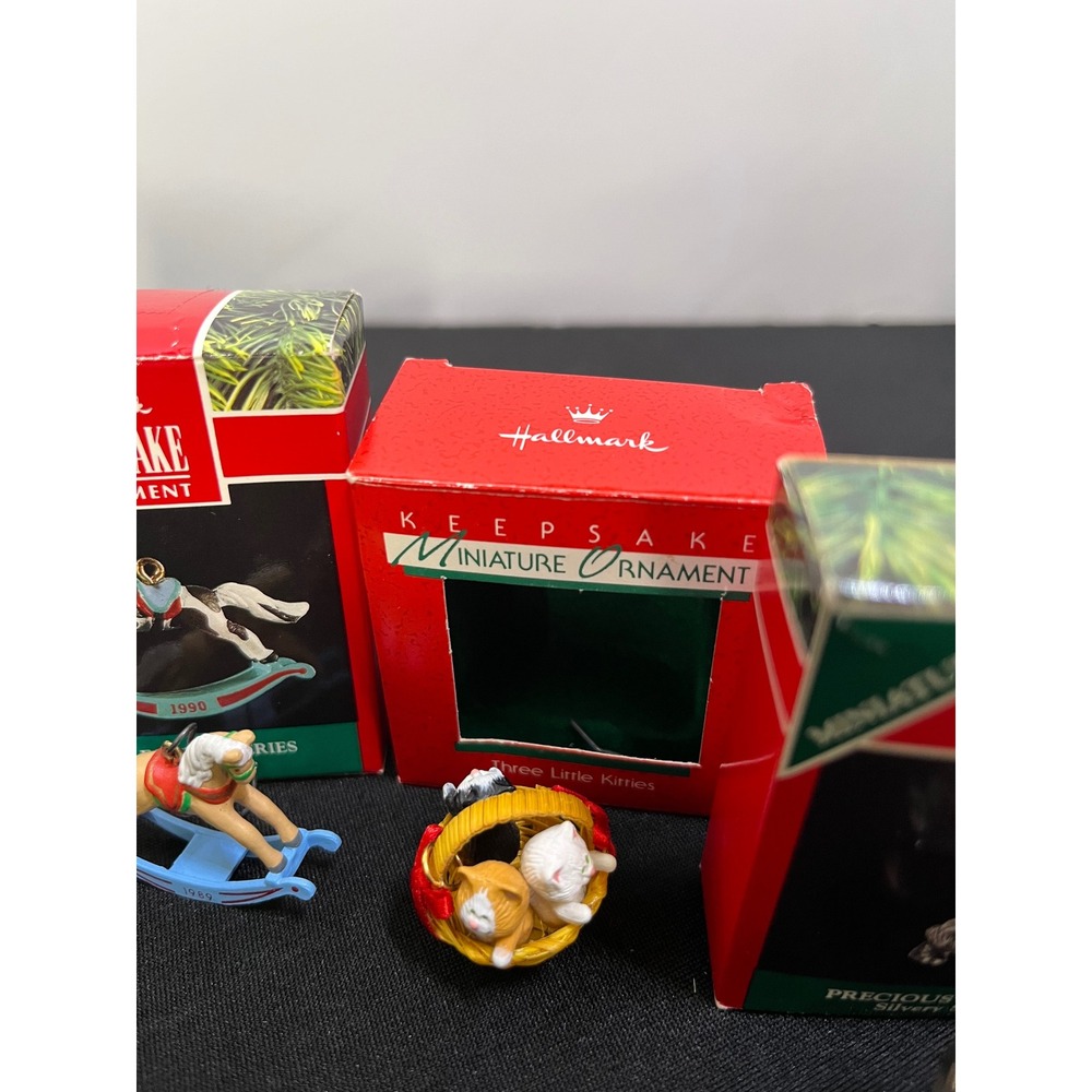 Lot of 8 Hallmark Keepsake Ornaments Disney Crayola Monopoly Miniature Vintage - Picture 7 of 16